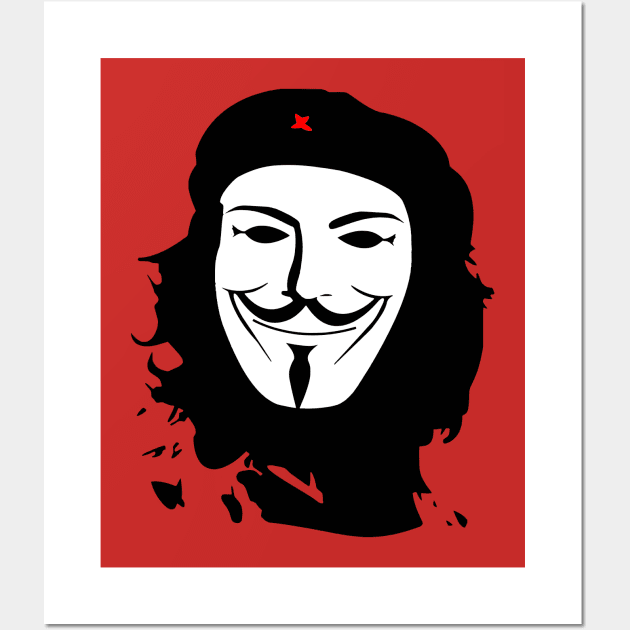 Anonymous guevara Wall Art by karlangas